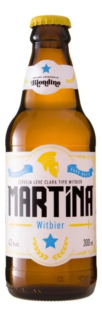 Cerveja Witbier Puro Malte Martina Garrafa 300ml