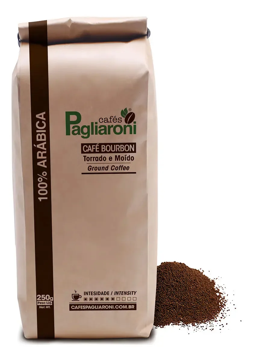 Cafés Pagliaroni Torrado E Moído: Bourbon 250g