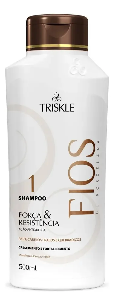 Shampoo Triskle Fios De Porcelana Forca E Resistencia 500ml