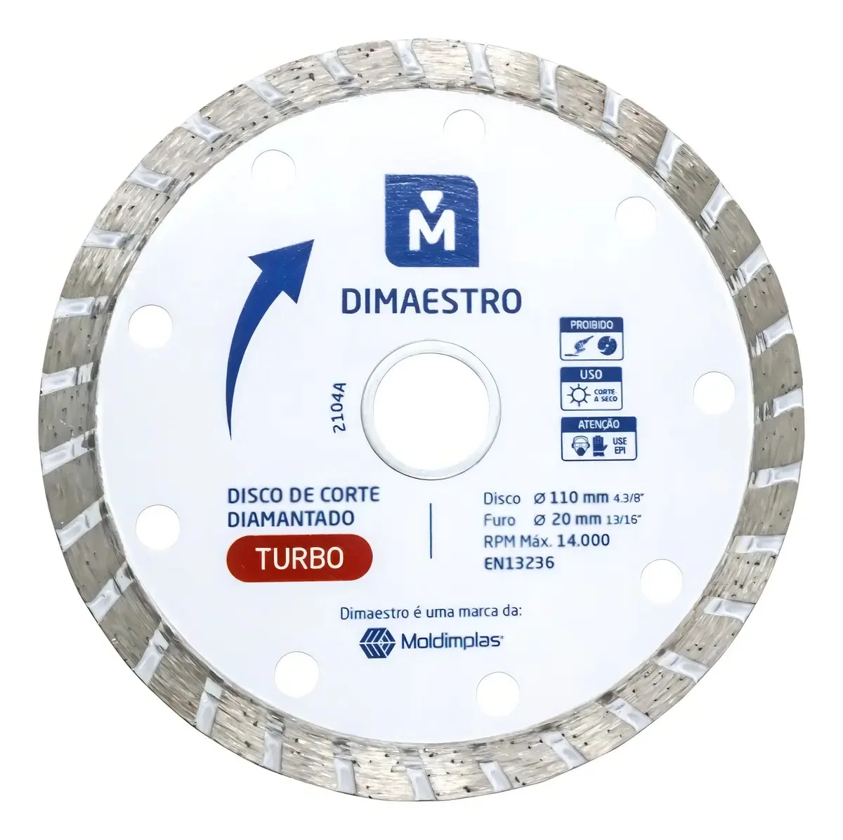 Disco De Corte Diamantado Turbo