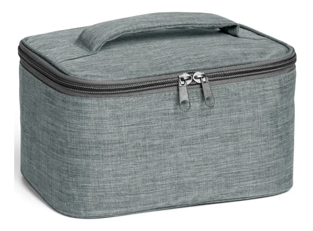 Necessaire Beauty Topget Cor Cinza Mesclado