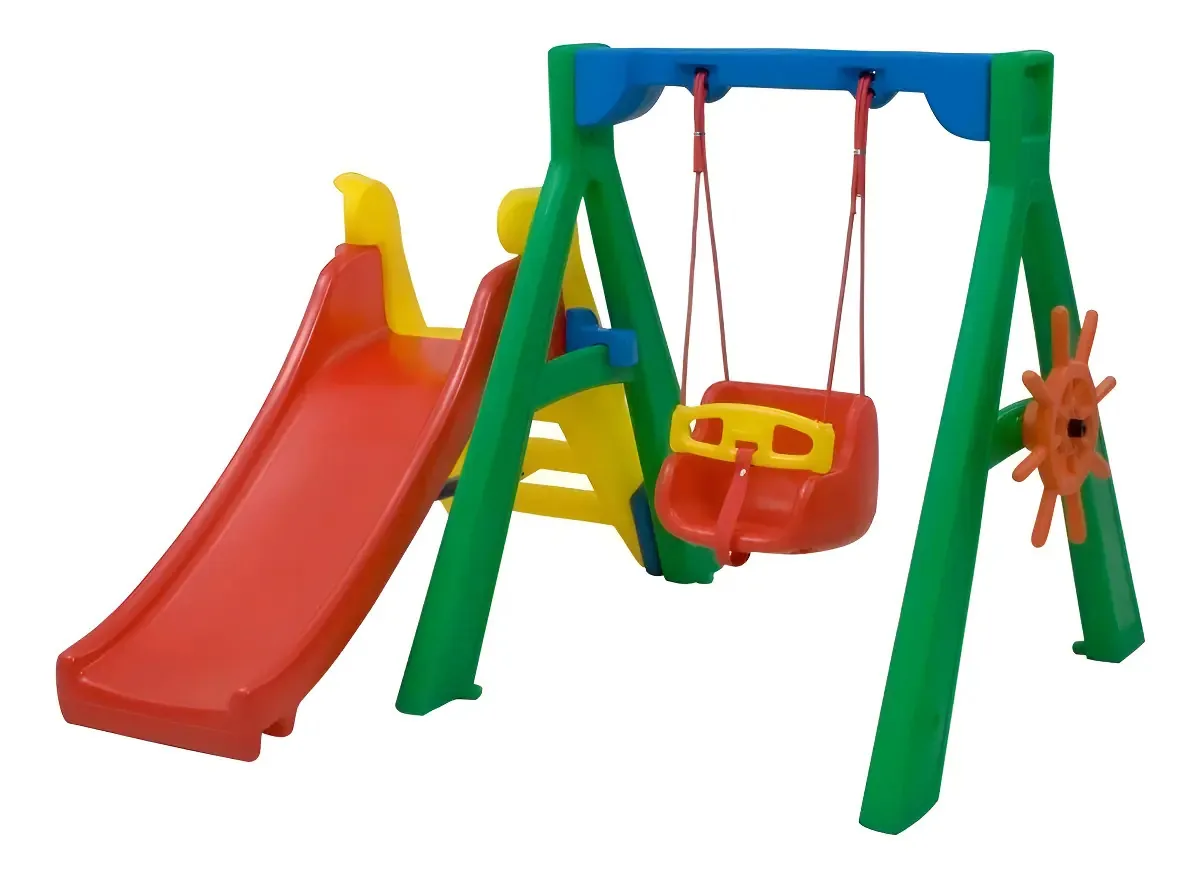 Baby Play Com Balanço Bebê - Freso Cor Colorido