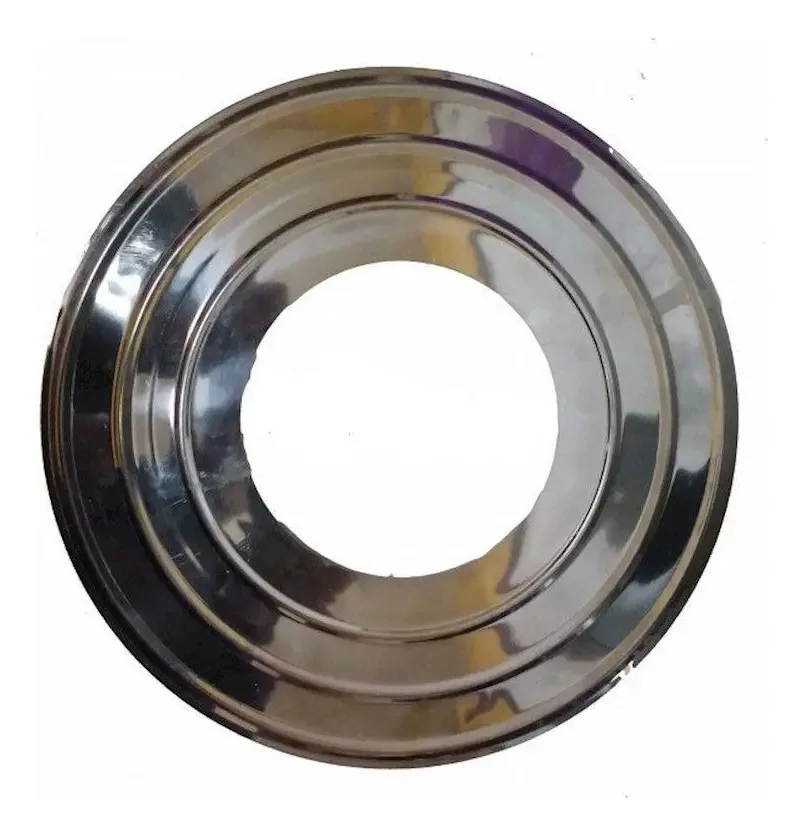 Anel De Acabamento Inox Para Duto 130mm