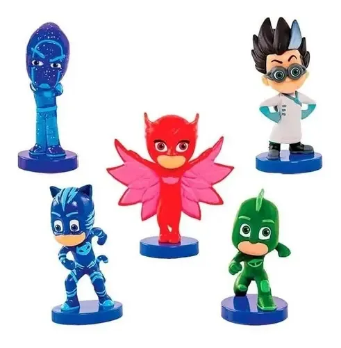 Bonecos Pj Masks Minibonecos Colecionáveis 5 Figuras Dtc