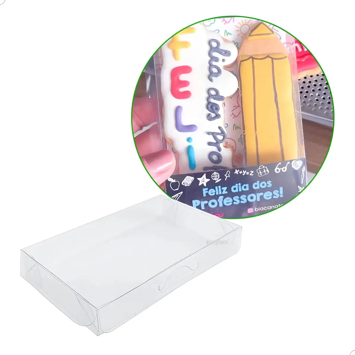 Caixa Para Biscoito Artesanal Px-21 (13x8x2cm) 25un Caixinha Embalagem para Biscoitinhos Artesanais Biscoitar Biscoitando Lembrancinha de Festa Biscoitos Natalinos Amanteigados