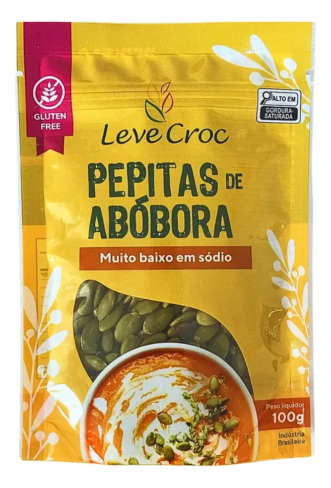 Pepitas De Abóbora 100g - Leve Croc