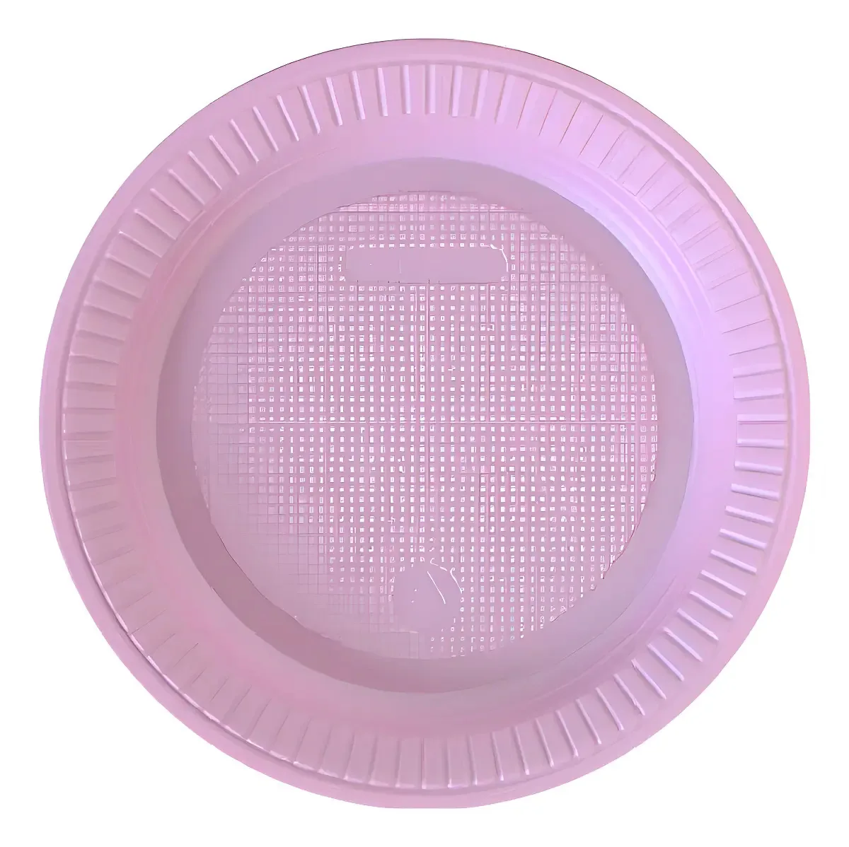 Pratos Descartáveis Bellocopo Rosa-Claro 18cm Raso Festa 10un