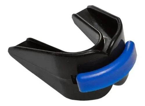 Protetor Bucal Duplo Moldável Boxe Mma Rugby Prottector Cor Preto