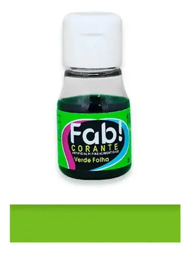 Fab Corante Liquido 10ml Verde Folha