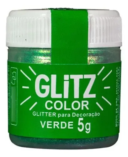 Po P.decor Color Glittz 5g Verde Fab