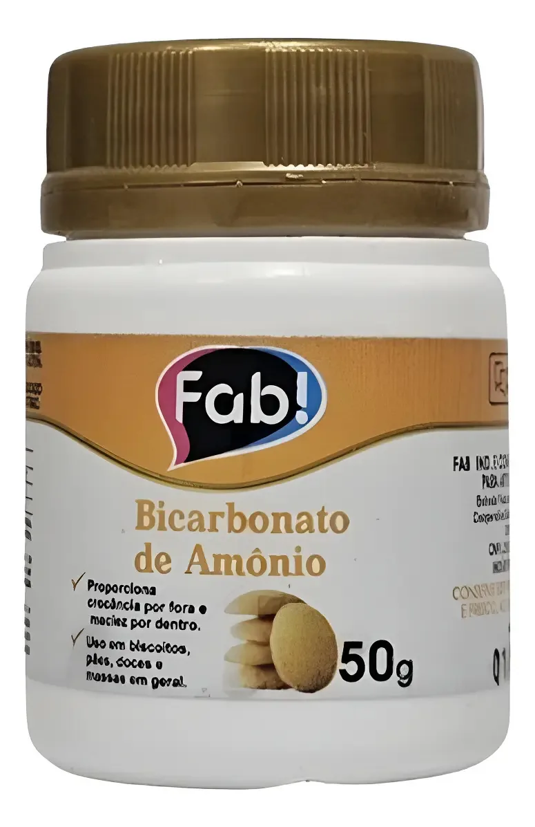 Bicarbonato Amonio 50g Fab