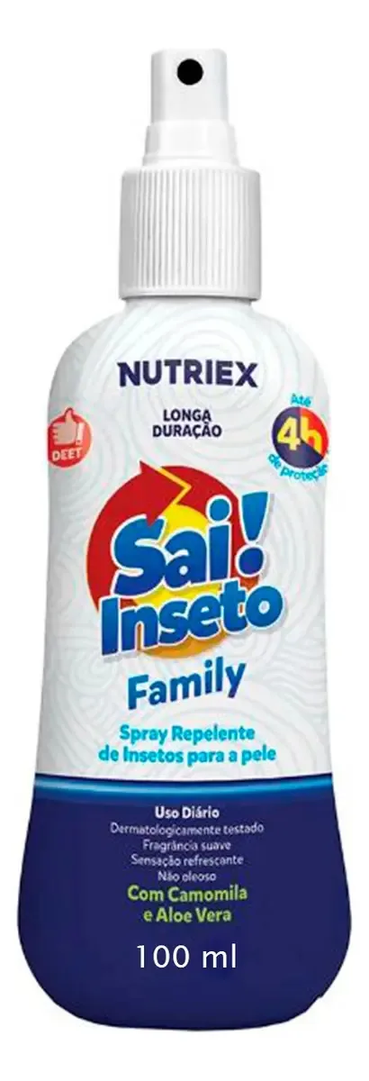 Repelente Spray Family 4h 100ml Nutriex