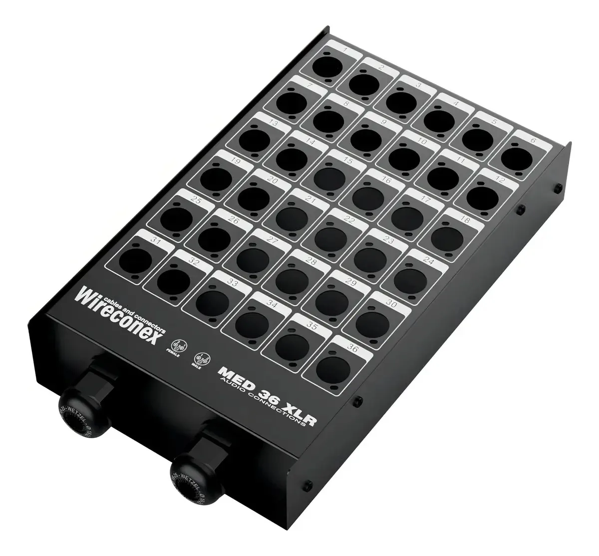 Painel Multicabo 36 Vias Xlr Sem Conectores - Wireconex