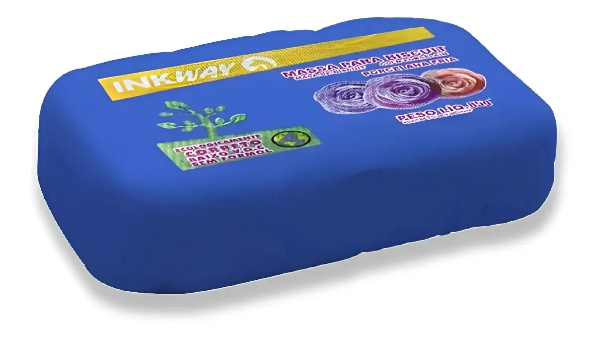 Massa Biscuit Azul Cobalto Inkway 85g Sem Ftalatos Ecológica