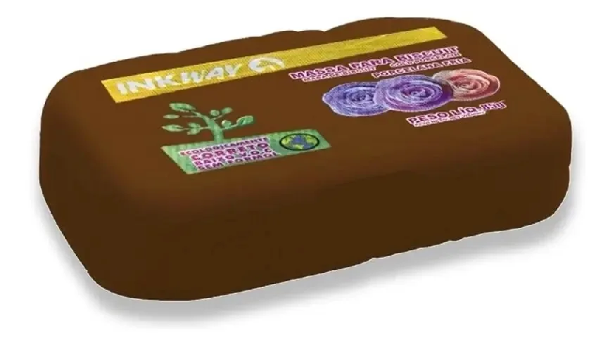 Massa Biscuit Marrom Choco 85g Inkway