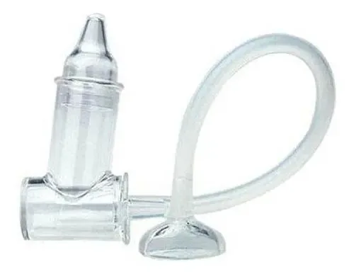 Aspirador Nasal Manual para Bebê com Bico de Silicone Baby Bath