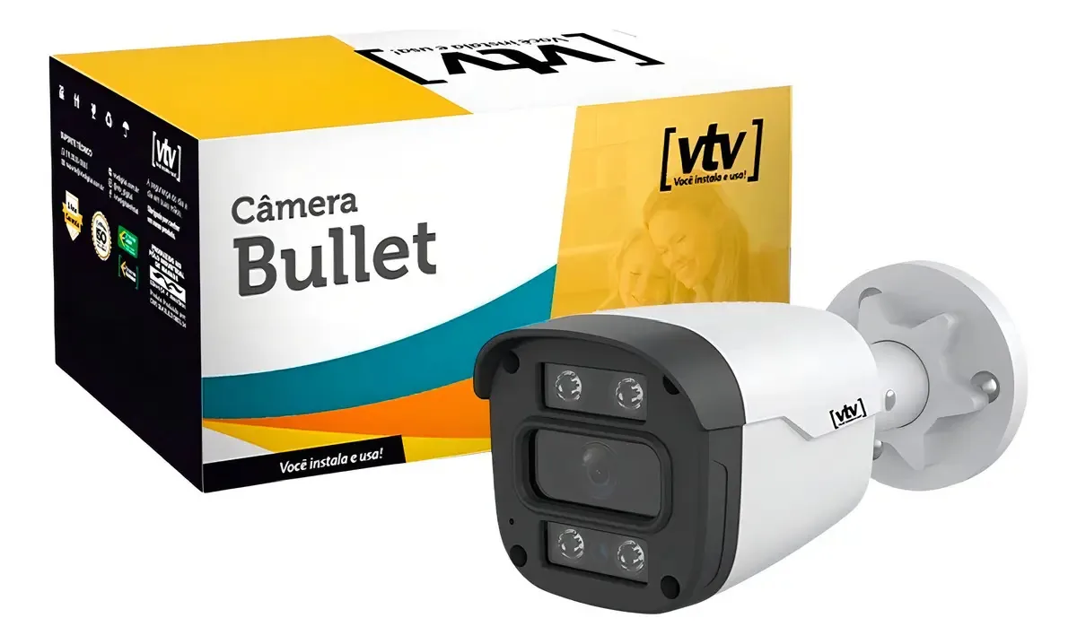 Câmera Segurança Bullet 2.0 Full Color Night Vtv