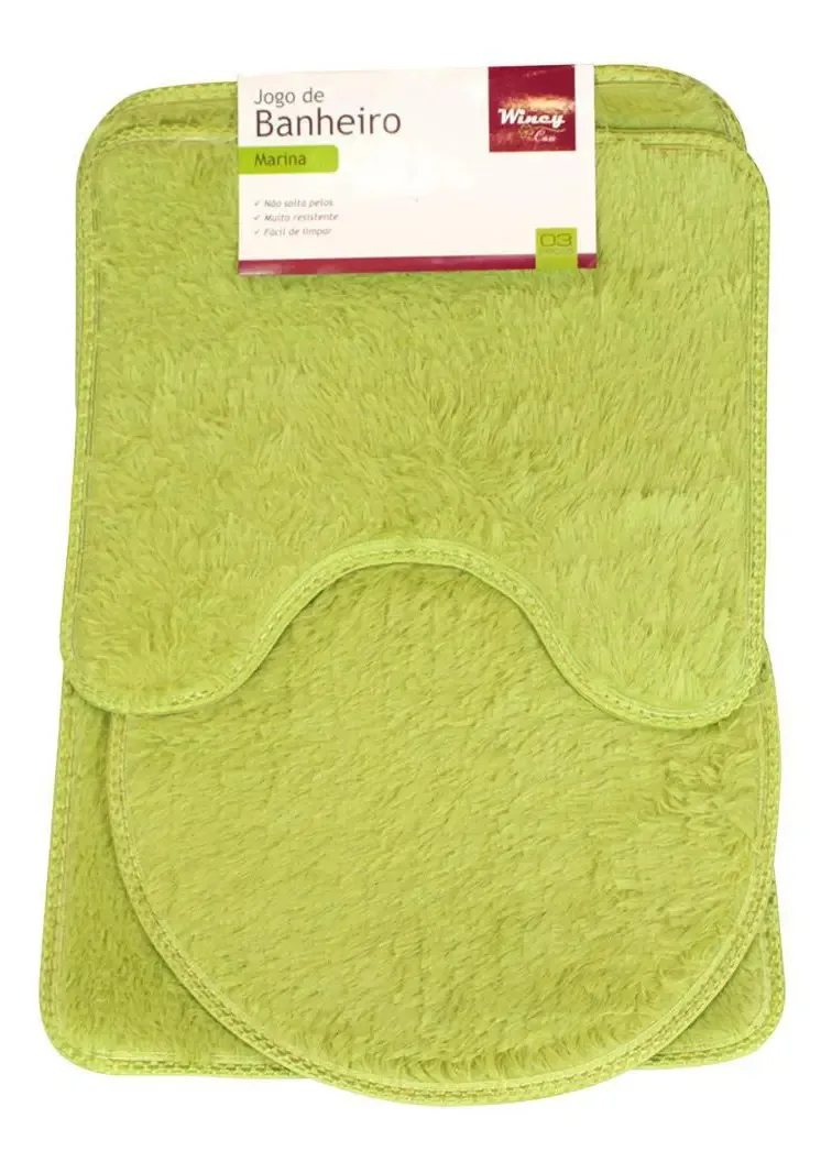 Kit Banheiro 40x60cm 3pcs Rio De Ouro