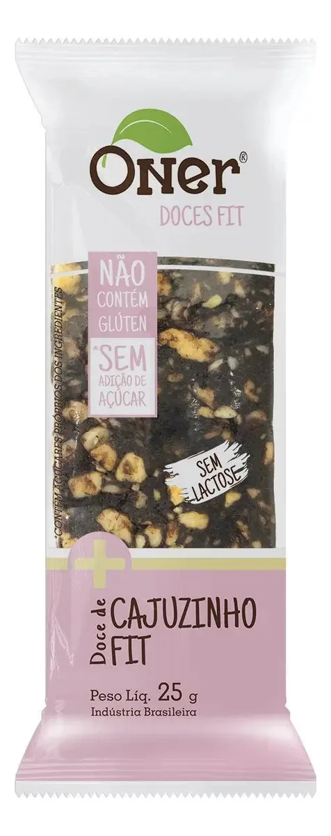Doce De Cajuzinho Fit Oner - Sem Açúcar E Gordura - 25g
