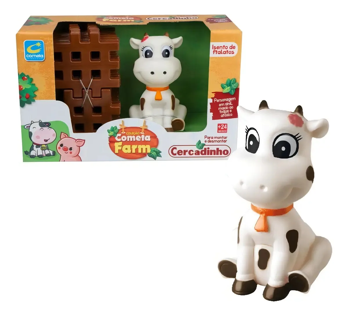 Brinquedo Farm Cercadinho Vaquinha Cometa