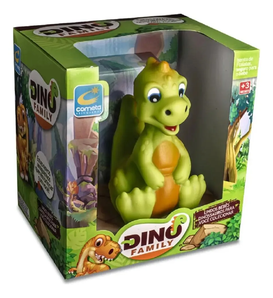 Dino Family Baby Tiranossauro Rex - Brinquedos Cometa