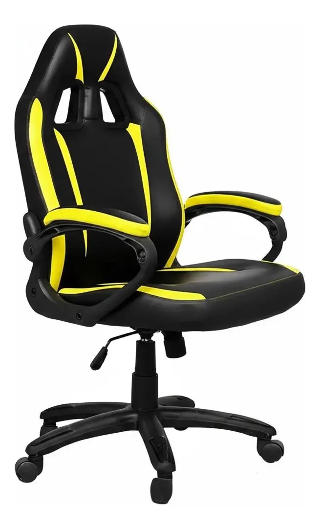 Cadeira Gamer Prizi Amarela Se1004 903587801 Mvx