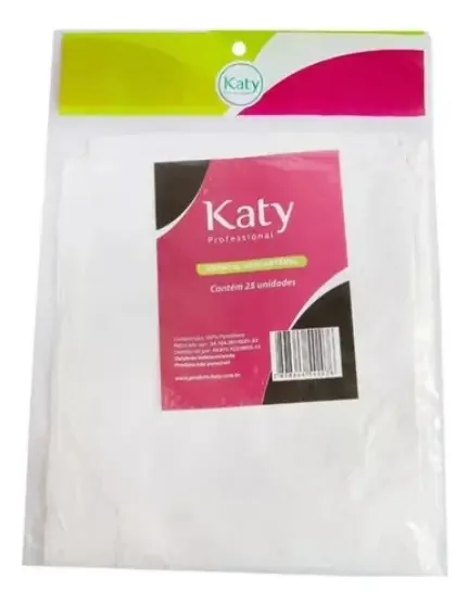Avental Descartável Katy Para Tintura Com 25 Unidades