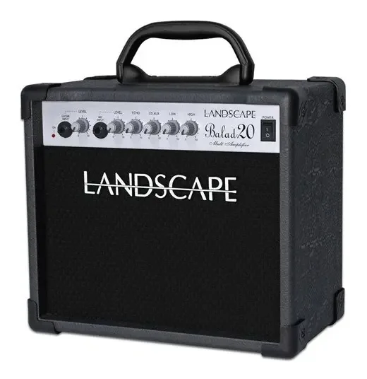 Amplificador Guitarra E Voz 20w Cubo Landscape Balad 20