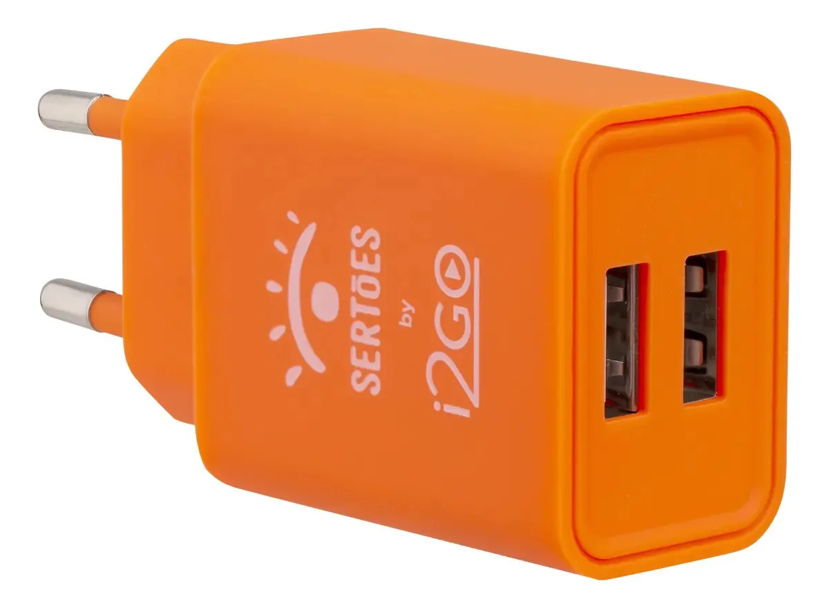 Carregador De Parede I2go Saídas Usb 2,4a - By Sertões