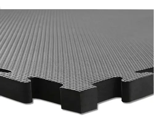 Tatame Unitário Eva Tapete Academia 100x100 10mm Cor Cinza-escuro