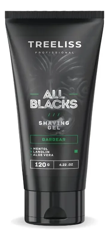 Tree Liss All Blacks Gel Barbear 120ml Shaving