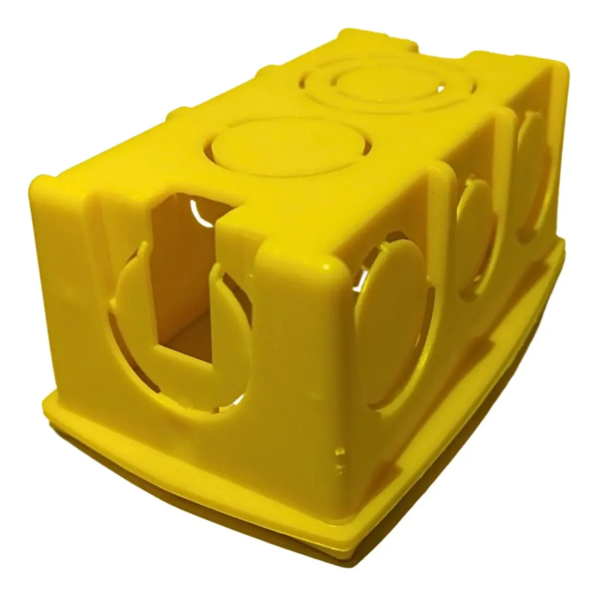 Cortiminas Caixinha De Luz Tomadas E Interruptores 4x2 100 Und Cor Amarelo
