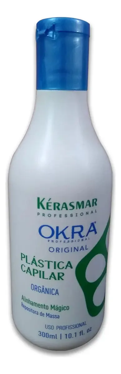 Plástica Capilar Okra Orgânica Alinhamento Kerasmar 300ml