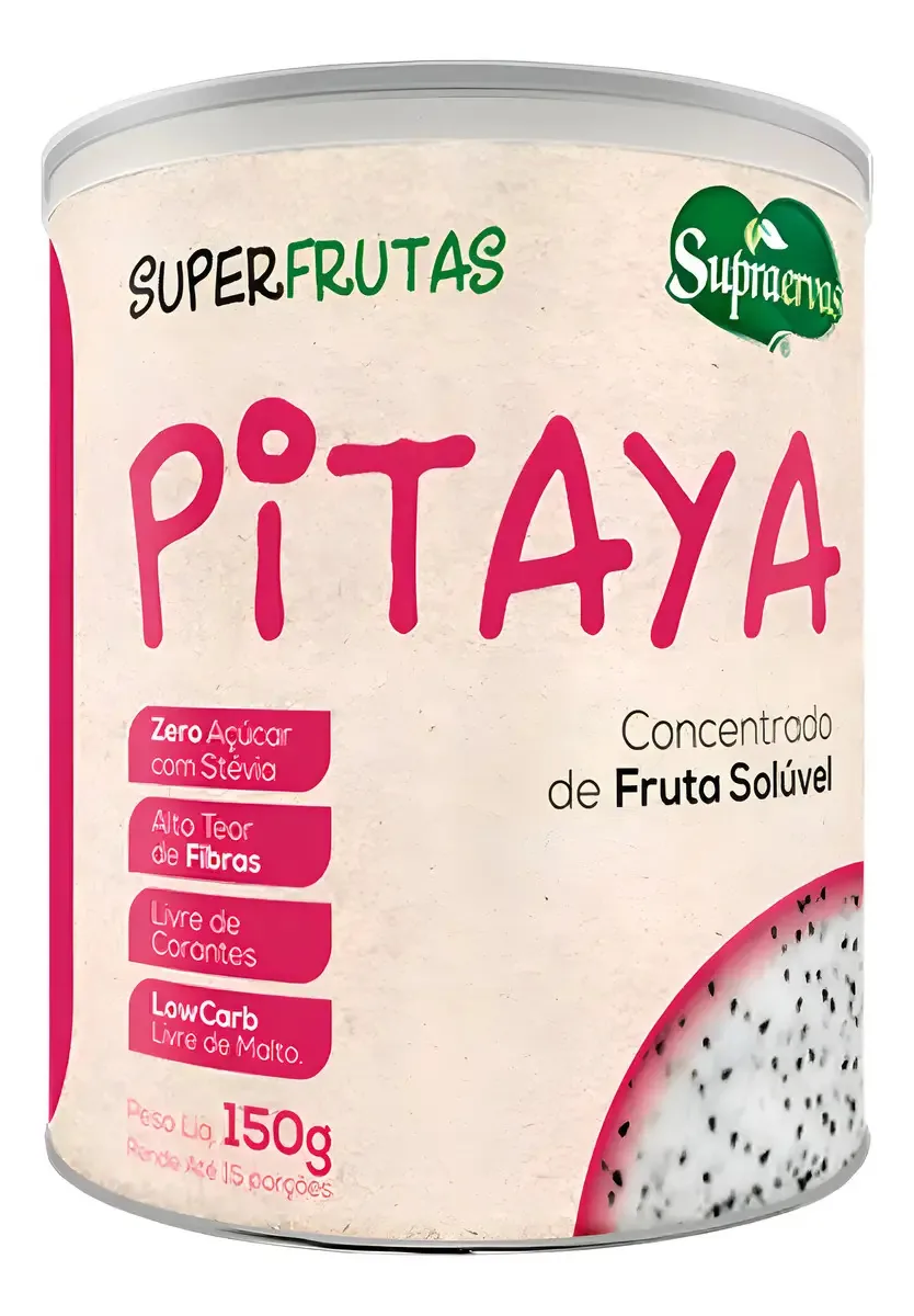 Suco Pitaya Concentrado Solúvel 150g Supraervas
