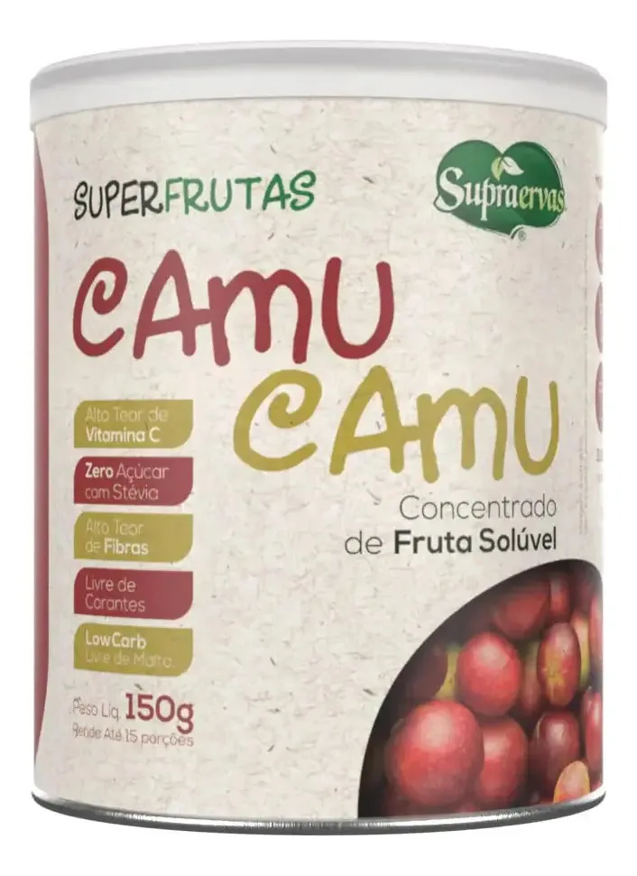 Suco Camu Camu Concentrado Solúvel 150g Supraervas