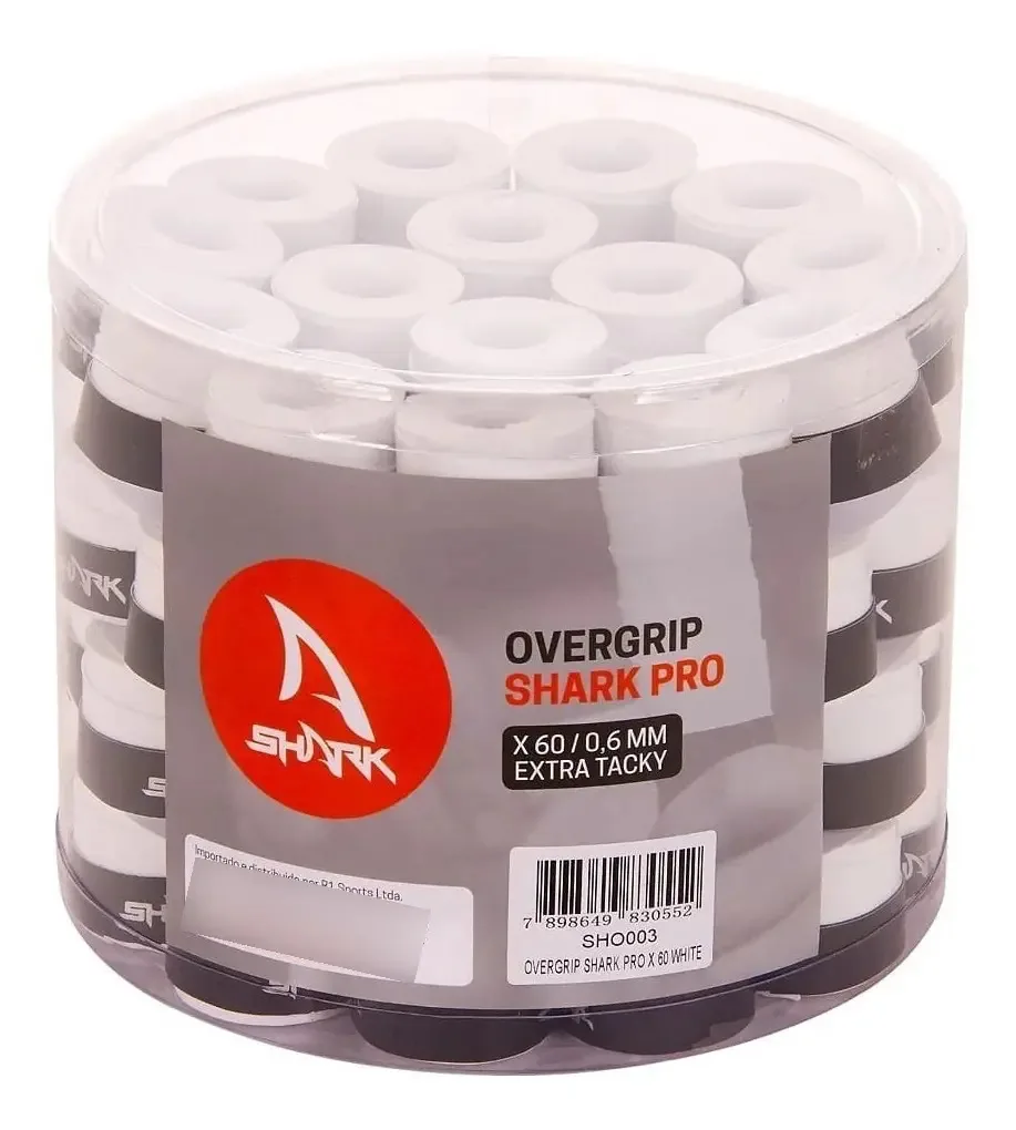 Pote Overgrip Shark Pro - Branco