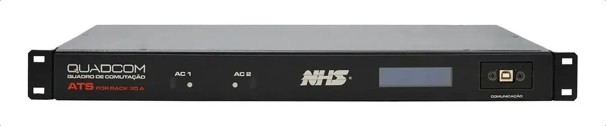 Quadro Elétrico De Comutação/Transferência Automática Ats Quadcom Rack 30AH NHS
