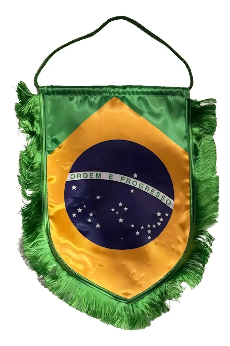 Bandeirinhas Myflag Verde Brasil Poliéster 23x31cm