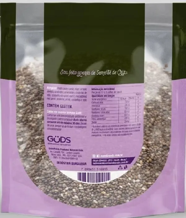 Semente De Chia 180g Güds