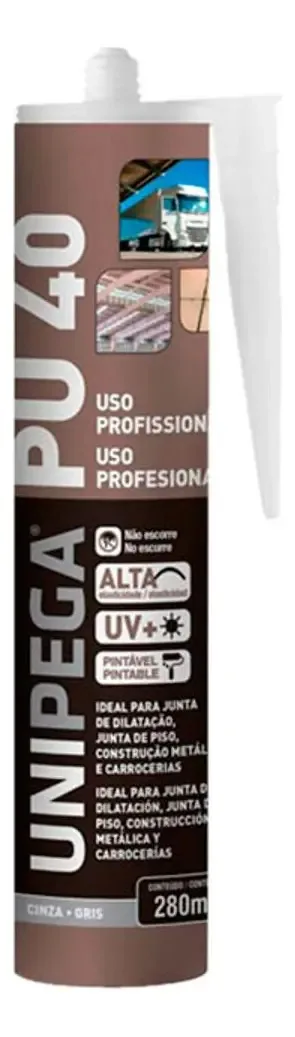 Selante Pu40 Unipega cinza 280ml