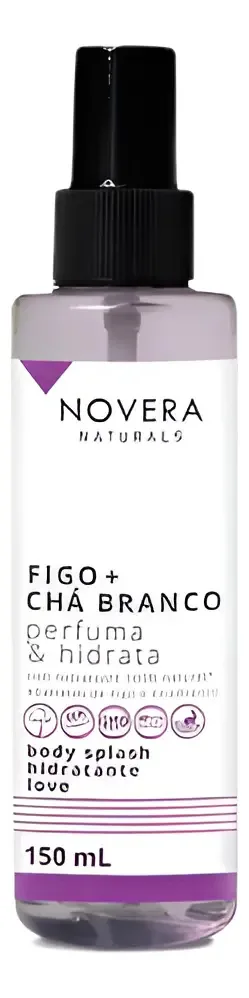 Body Splash Left Novera Natur 150ml Figo Cha Branc