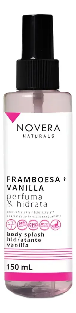 Body Splash Left Novera Natur 150ml Framb Vanilla