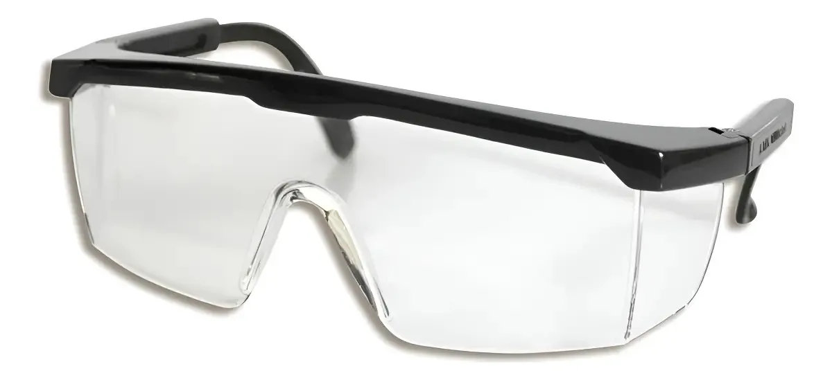 Óculos De Proteção Indavidas Óculos De Proteção Com Regulagem - Kit 10 Unidades Com Lente Transparente