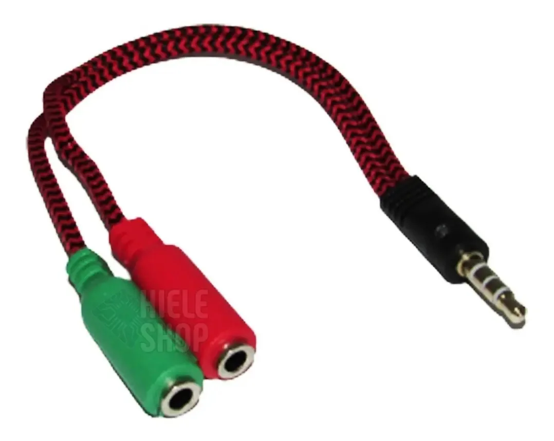 Cabo Adaptador 2 P2 X P3 Para Fones E Headset Knup Kp-fpp01