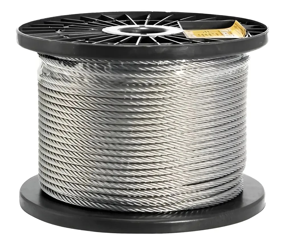 Cabo De Aço Galvanizado Loboello 1/4 6x7 6,4mm Afa 150metros