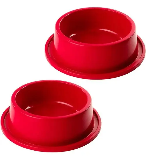 Comedouro Plastico Anti Formiga Durapets Vermelho 300ml