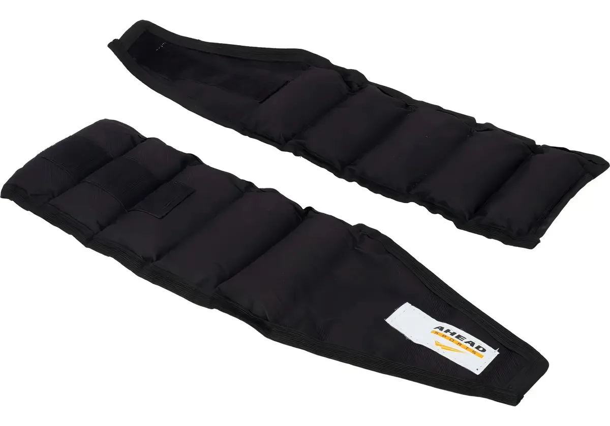 Par De Caneleiras De Peso (tornozeleiras) Pretas 2kg
