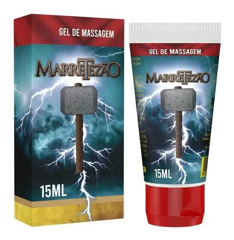 Lubrificante Gel Massageador Masculino Marretezão 15ml