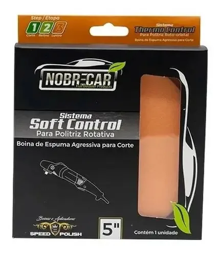 Boina Espuma Laranja Soft Control 5  - Nobrecar