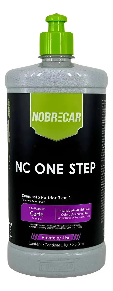 Nc One Step 1kg Nobrecar Composto Polidor Cor Verde